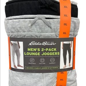 Eddie Bauer men’s 2 pack lounge pant xxl NWT